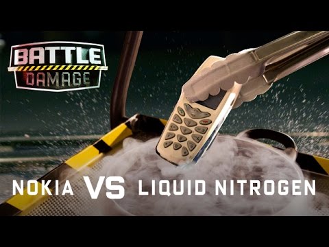 The Indestructible Nokia Phone vs Liquid Nitrogen - WIRED’s Battle Damage