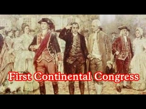 History Brief: The First Continental Congress