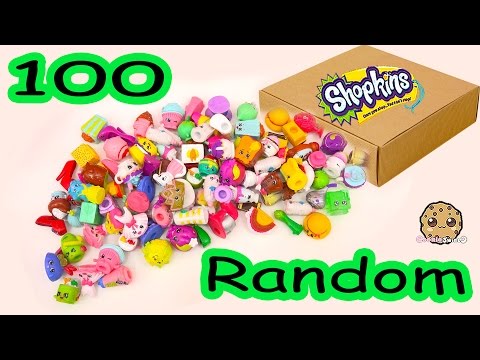 MEGA Large Random Package Lot of 100 Shopkins Season Exclusives - Toy Unboxing Video Cookieswirlc