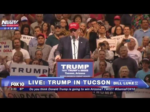 FULL COVERAGE: Donald Trump Rally in Tucson, Arizona - FNN