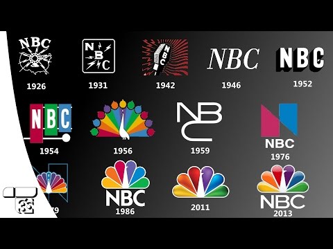 NBC - "National Broadcasting Company" ID logo history 1926-2016