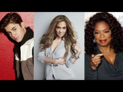 Forbes 2012 - Jennifer Lopez, Justin Bieber Top Celebrity 100 List!