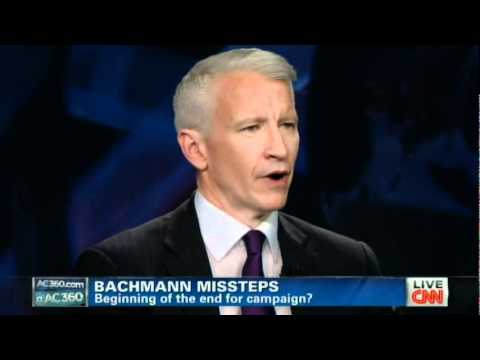 Anderson Cooper EVISCERATES Michele Bachmann on history of telling LIES