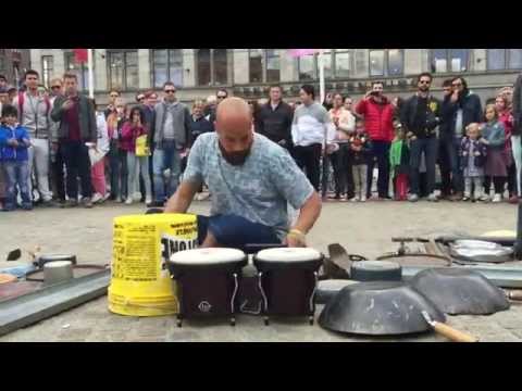 Incredible drummer in Amsterdam #Dario Rossi Drummer