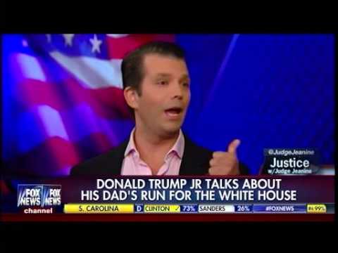 Judge Jeanine Pirro - Donald Trump Jr Talks About His Dad's Run For The White House