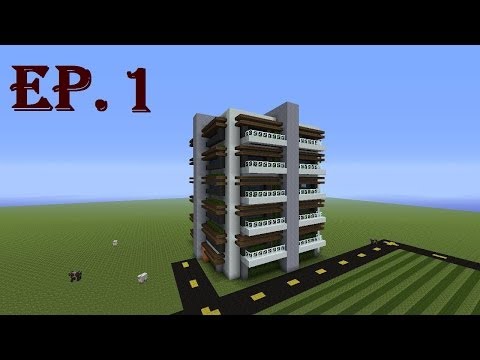 How to Build a Modern Apartment Complex in Minecraft - Part 1