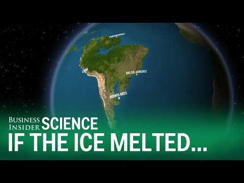 What the Earth would look like if all the ice melted