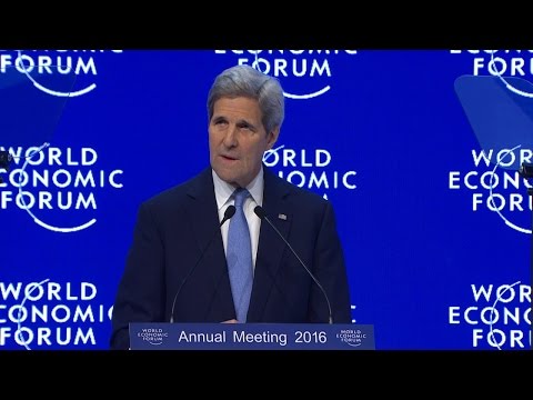 Davos 2016 - Special Address with John F Kerry