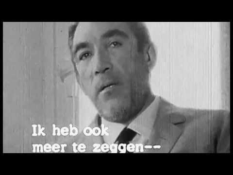 Rare 1965 interview with actor Anthony Quinn on becoming a successful actor