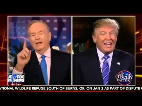 Donald Trump Bill O'Reilly FOX [FULL HD] January 27, 2016 1/27/2016