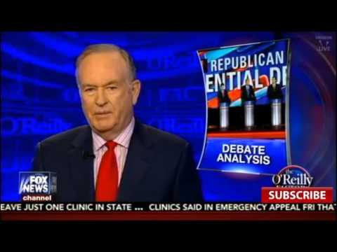 The O'Reilly Factor 2/26/16 - Bill O'Reilly analyze CNN GOP Debate & Hillary Clinton vs Donald Trump