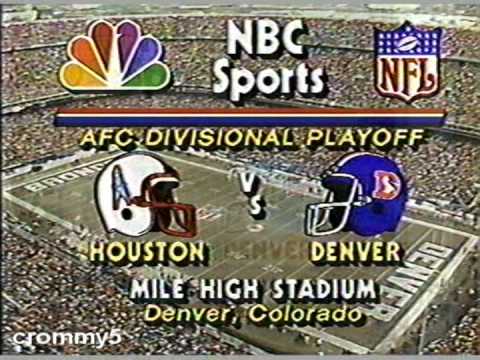 1988 NBC NFL AFC Divisional Playoff Open