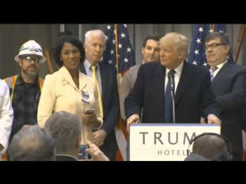 Donald Trump Does Job Interview In The Middle Of A Press Conference!