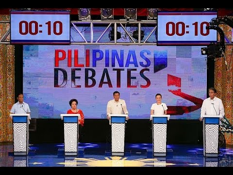 FULL 2nd Philippine Presidential Debate of 2016 elections in Cebu City March, 20, 2016