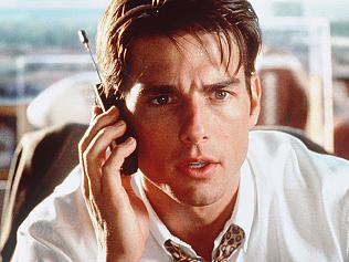 Actor Tom Cruise in 1996 film "Jerry Maguire". Cruise/Actor P/