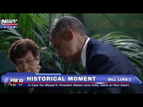 FNN: Obama Makes History - Visits Cuba and Meets with Raul Castro