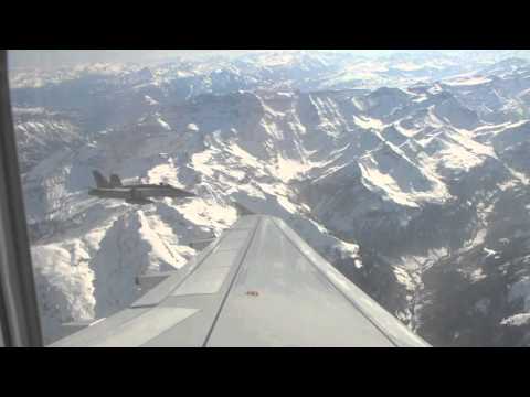 Adria Airways A319 intercepted by Swiss Air Force