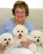 Pam Goldman and Her Bichons