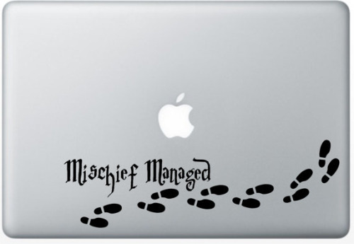 This Harry Potter laptop decal can be found at Stickergurl on Etsy.