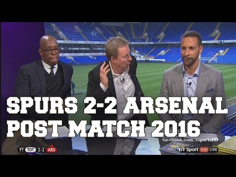 Tottenham Hotspur vs Arsenal 2-2 Post Match Analysis Pudnits on Ramsey, Coquelin,Harry Kane 2016