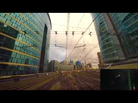 Drivers Eye View TGV Thalys Brussels - Amsterdam 2015