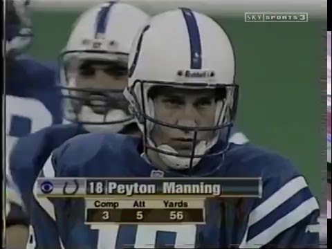 NFL AFC Miami Dolphins at Indianapolis Colts 1999 - 2000 (Week 5) Sky Sports