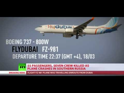 Breaking: Passenger Plane Crashes While Landing in Russia | #FlyDubai Flight FZ981