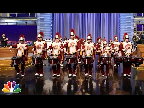 Audience Suggestion Box: USC Drumline Plays with Questlove