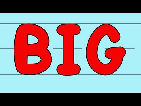 The Big and Small Letters Song