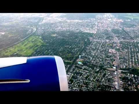 Arriving by flight at JFK - John F. Kennedy International Airport, New York city