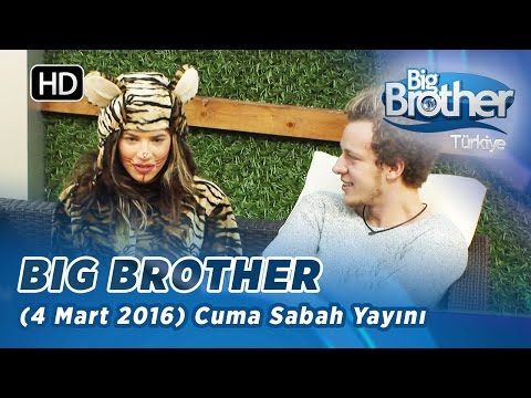 Big Brother Türkiye (4 Mart 2016) Cuma Sabah Yayını- Bölüm 129