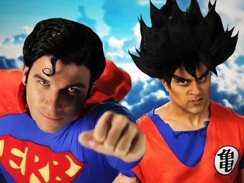 Goku vs Superman.  Epic Rap Battles of History Season 3.