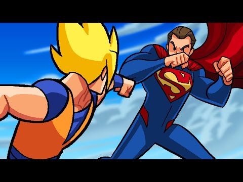 Dragon Ball Z vs DC Superheroes - What If Battle - DBZ Parody