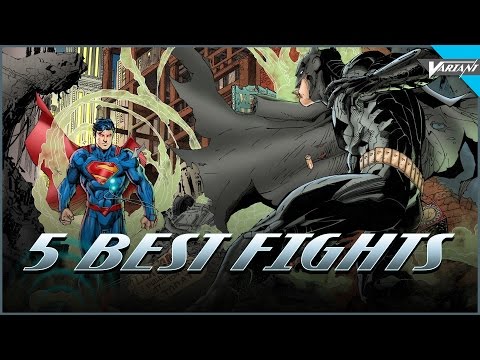 5 Best Batman VS Superman Fights!