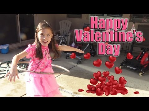 Happy Valentine's Day!!! Hula Hooping & Box Decorating with Jillian