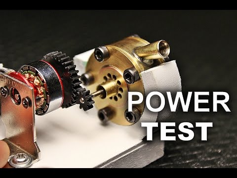 Micro Tesla Turbine Power Test