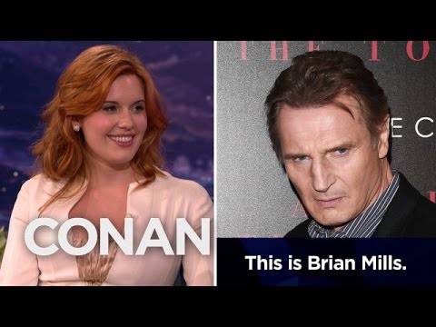 Maggie Grace: Liam Neeson Prank-Called My Ex-Boyfriend  - CONAN on TBS