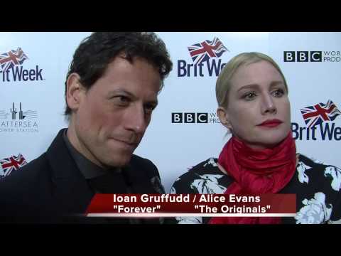 Ioan Gruffudd ABC's Forever | Alice Evans CW's Vampire Diaries | 2015 Brit Week Launch