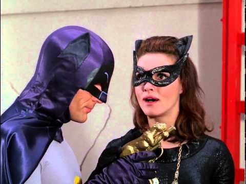 Batman & Catwoman, top sexy scene (Adam West & Julie Newmar-HD)