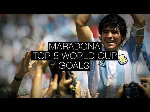 Diego Maradona ● Top 5 World Cup Goals