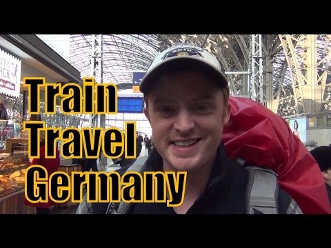 Taking the train in Germany from Frankfurt to Berlin