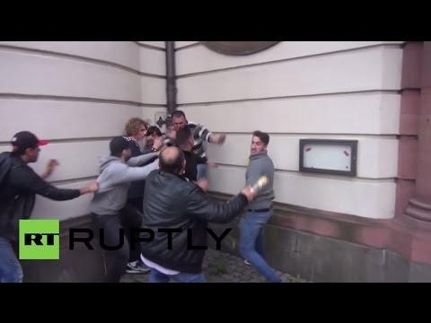 Germany: Blood on Frankfurt's streets as Turkish and Kurdish protesters clash