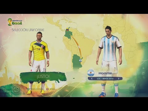 FIFA World Cup Brazil 2014 - Juego Completo Menús, Modos de Juego Equipos Uniformes y mas!