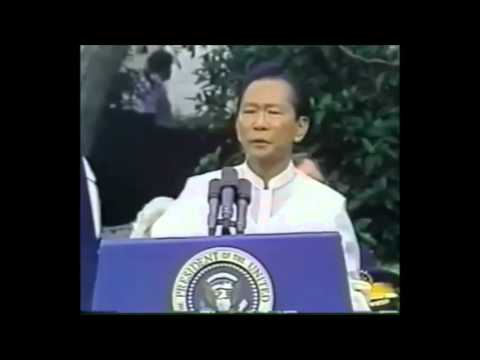 President F. Marcos speech (Ganito mag-deliver ng speech si Marcos. Walang binabasa)