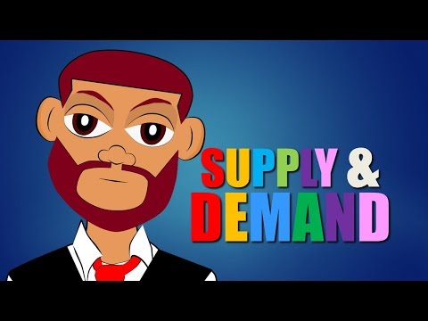 Supply and Demand (Economics Cartoon for Kids) Educational Video for Students (CN)