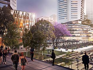 Supplied Editorial Images of Parramatta City Council's planned Riverbank precinct beside the Parramatta River