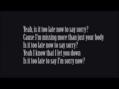 Justin Bieber - Sorry (Lyrics Video)