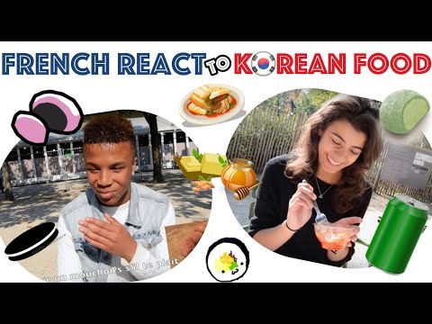 [ENG SUB] French people try Korean food