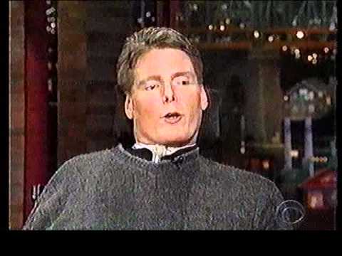 Christopher Reeve interview on Late Show