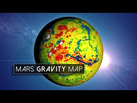 Mars Gravity Map